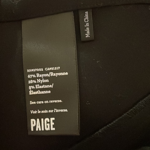 Black Paige mini skirt with zipper details - Picture 4 of 4